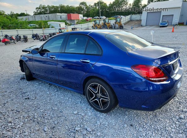 W1KWF8EB4MR652015 2021 MERCEDES-BENZ C Blue Trasero izquierdo