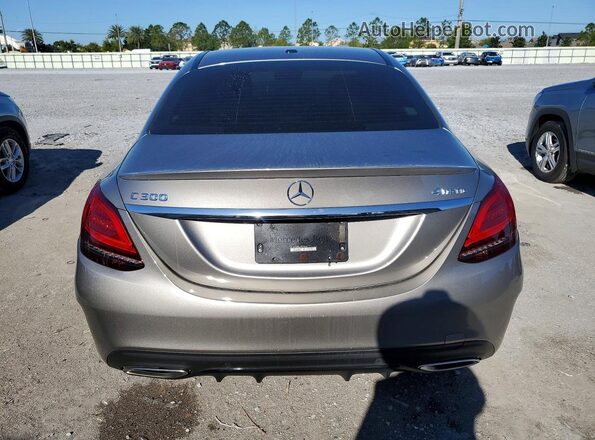 W1KWF8EB6LR572942 2020 MERCEDES-BENZ C Silver Vista trasera