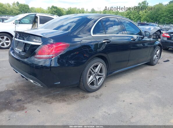W1KWF8EB8MR614027 2021 MERCEDES-BENZ C-CLASS Черный Задняя правая четверть
