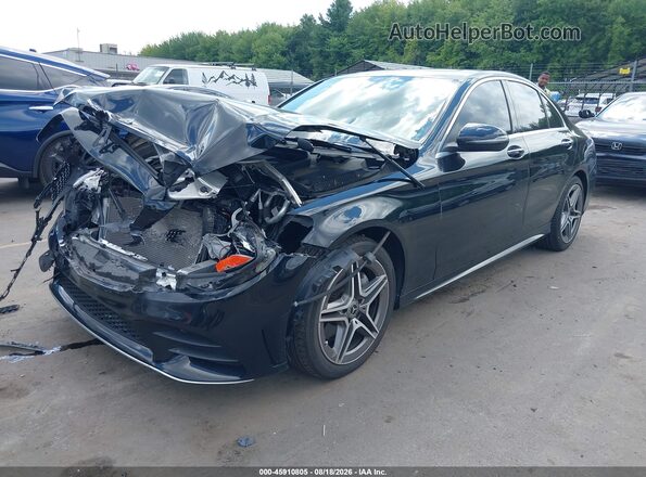 W1KWF8EB8MR614027 2021 MERCEDES-BENZ C-CLASS Черный Передняя левая четверть