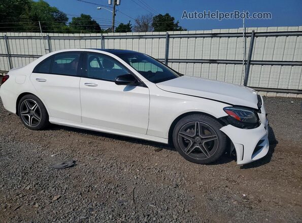 W1KWF8EB9MR634366 2021 MERCEDES-BENZ C White Przód prawy