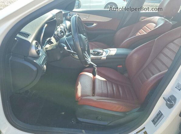 W1KWF8EB9MR634366 2021 MERCEDES-BENZ C White Widok wnętrza z przodu