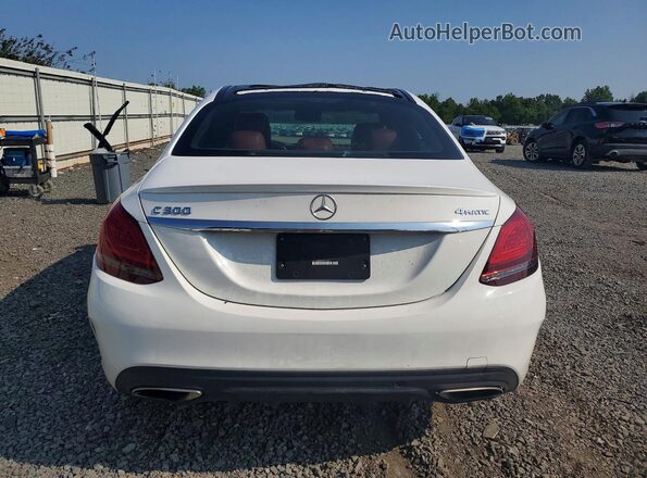 W1KWF8EB9MR634366 2021 MERCEDES-BENZ C White Widok z tyłu