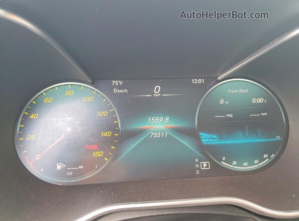 W1KWF8EBXMR644145 2021 MERCEDES-BENZ C Black Widok zestawu wskaźników