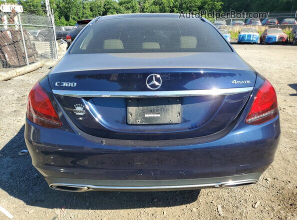 W1KWF8EBXMR651077 2021 MERCEDES-BENZ C Синий Вид сзади