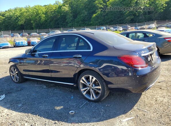 W1KWF8EBXMR651077 2021 MERCEDES-BENZ C Синий Задняя левая четверть