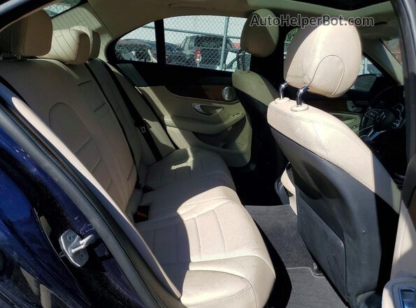 W1KWF8EBXMR651077 2021 MERCEDES-BENZ C Синий Вид задних сидений