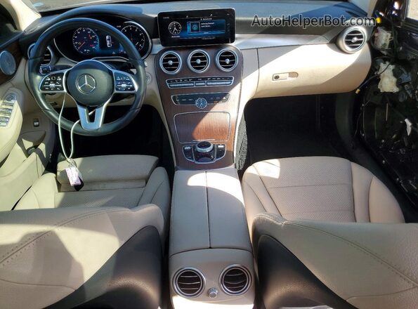 W1KWF8EBXMR651077 2021 MERCEDES-BENZ C Синий Вид панели приборов