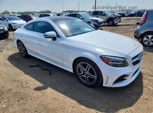 W1KWJ8EBXMG064792 2021 MERCEDES-BENZ C White Передня права чверть