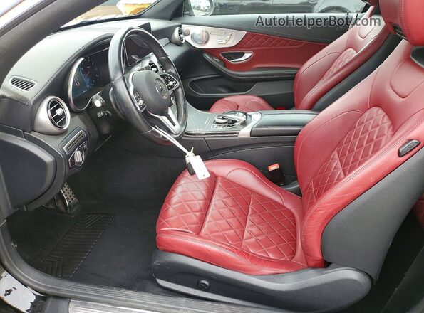 W1KWK8DB0MG098612 2021 MERCEDES-BENZ C Black Front interior view