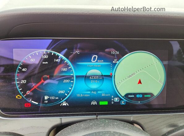 W1KZF5KB2NB031107 2022 MERCEDES-BENZ E Black Vista del cuadro de instrumentos