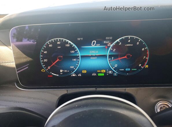 W1KZF5KB4NB024000 2022 MERCEDES-BENZ E Black Instrument cluster view