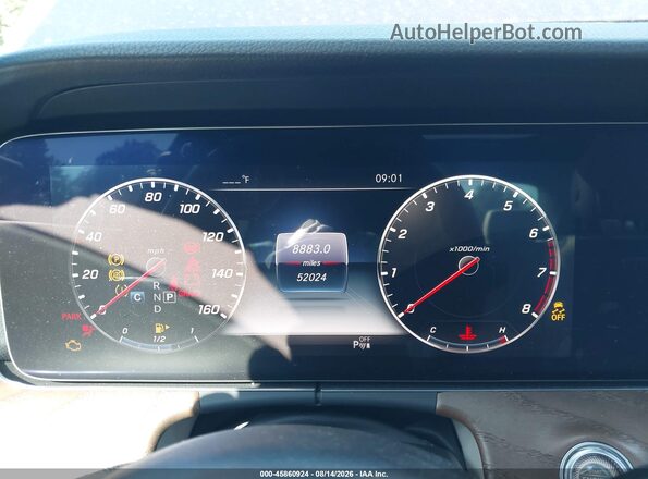 W1KZF6JB1LA814266 2020 MERCEDES-BENZ E-CLASS Blue Rear seats view