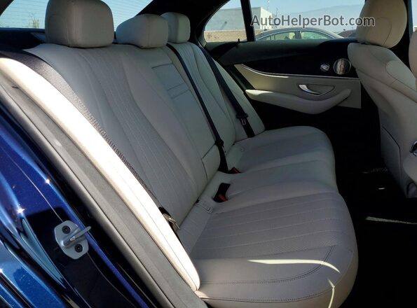 W1KZF8DB2MA945585 2021 MERCEDES-BENZ E Blue უკანა სავარძლების ხედი