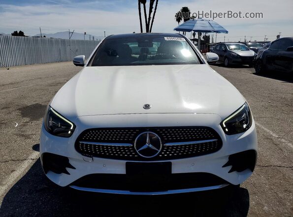 W1KZF8DB4NB012587 2022 MERCEDES-BENZ E White Widok z przodu