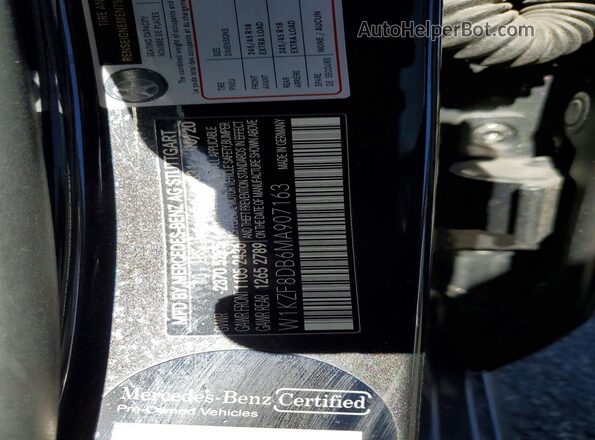 W1KZF8DB6MA907163 2021 MERCEDES-BENZ E Black Vista del compartimento del motor