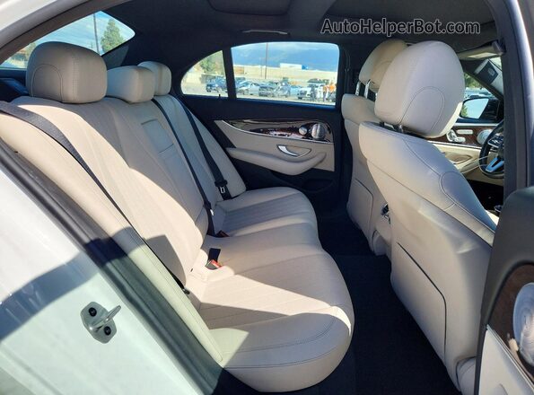 W1KZF8DB7LA824288 2020 MERCEDES-BENZ E White Вид задніх сидінь