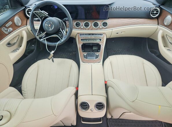 W1KZF8EB5PB188047 2023 MERCEDES-BENZ E Blue Dashboard view