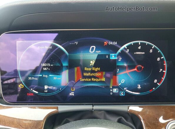 W1KZF8EB8MA957996 2021 MERCEDES-BENZ E Gray Vista del cuadro de instrumentos