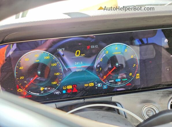 W1KZH6AB5MA992323 2021 MERCEDES-BENZ E Silver Vista del cuadro de instrumentos
