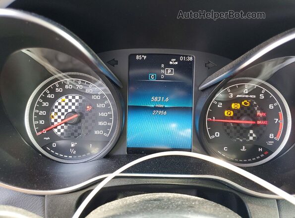 W1N0G6EB0NG039476 2022 MERCEDES-BENZ GLC-CLASS Black Instrument cluster view