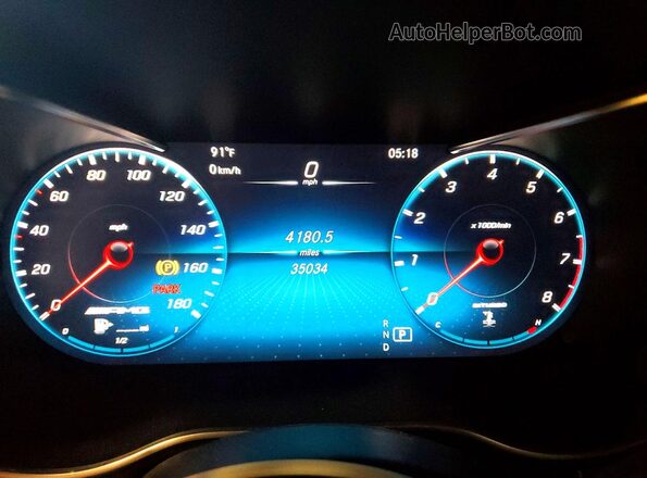 W1N0G6EB6MF952554 2021 MERCEDES-BENZ GLC-CLASS Белый Вид щитка приборов