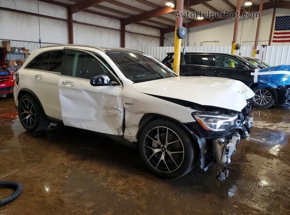 W1N0G6EB6MF952554 2021 MERCEDES-BENZ GLC-CLASS Белый Передняя правая четверть