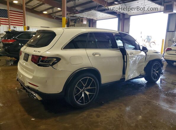 W1N0G6EB6MF952554 2021 MERCEDES-BENZ GLC-CLASS Белый Задняя правая четверть