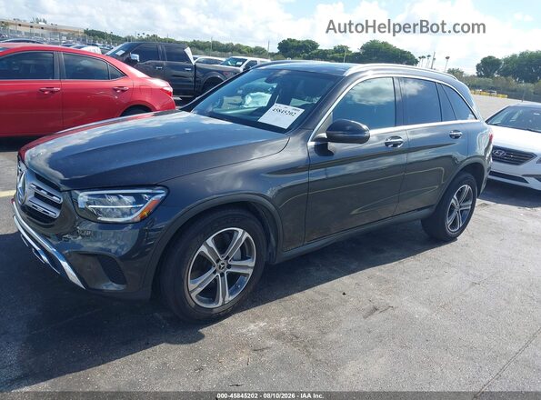 W1N0G8DB0MF983814 2021 MERCEDES-BENZ GLC 300 Gray Առջևի ձախ երեք քառորդ տեսարան