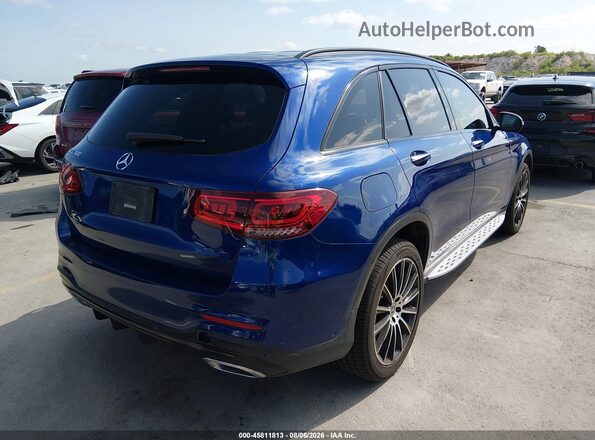 W1N0G8DB1MV283399 2021 MERCEDES-BENZ GLC 300 Blue Հետևի աջ