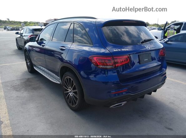 W1N0G8DB1MV283399 2021 MERCEDES-BENZ GLC 300 Blue Հետևի ձախ