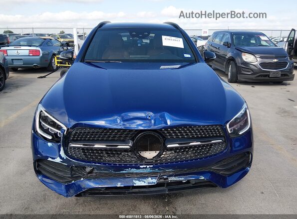 W1N0G8DB1MV283399 2021 MERCEDES-BENZ GLC 300 Blue Սարքավորումների վահանակի տեսք