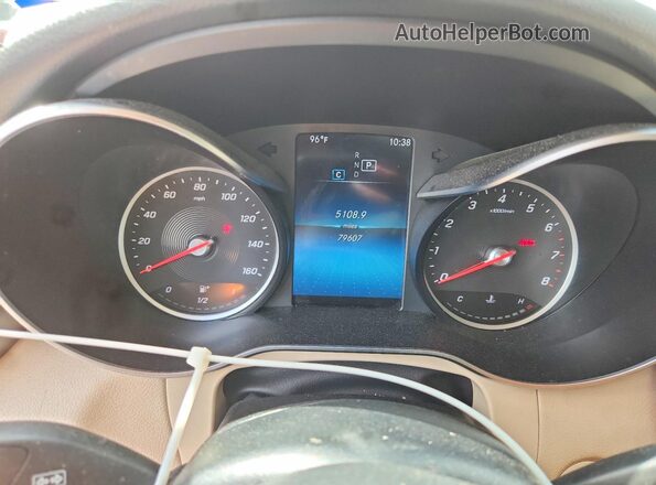 W1N0G8DB2LF843570 2020 MERCEDES-BENZ GLC-CLASS White Widok zestawu wskaźników