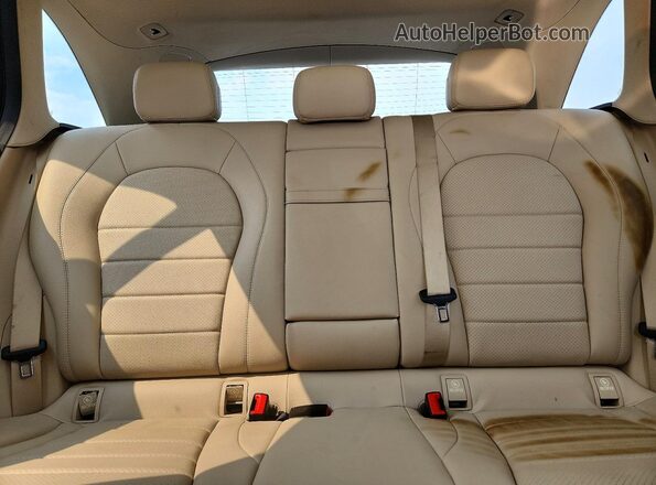 W1N0G8DB2LF846243 2020 MERCEDES-BENZ GLC-CLASS Gray უკანა სავარძლების ხედი