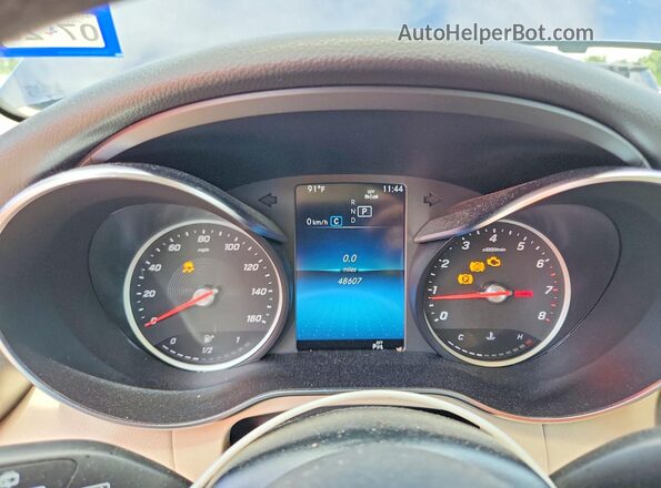 W1N0G8DB3NG090600 2022 MERCEDES-BENZ GLC-CLASS Blue Vista del cuadro de instrumentos