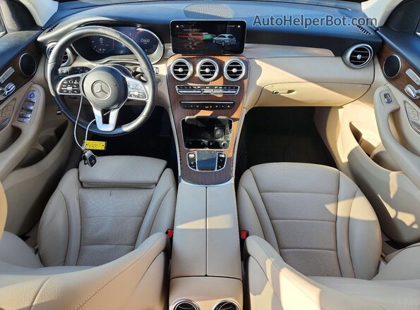 W1N0G8DB4LF841853 2020 MERCEDES-BENZ GLC-CLASS Blue Вид панелі приладів