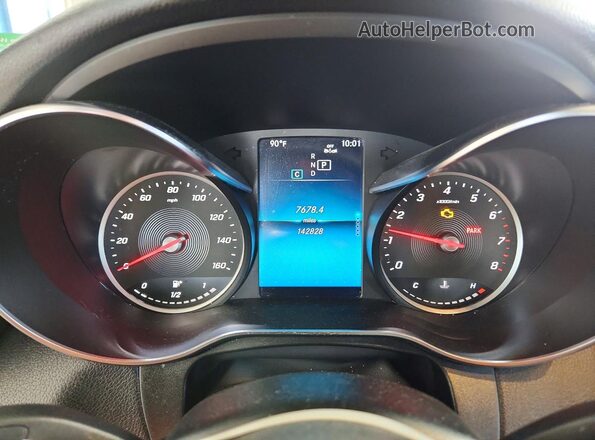 W1N0G8DB6LF785639 2020 MERCEDES-BENZ GLC-CLASS White Widok zestawu wskaźników