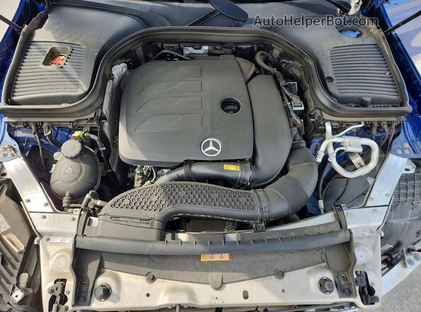 W1N0G8DB7NG070740 2022 MERCEDES-BENZ GLC-CLASS Blue Սալոնի հետևի տեսք
