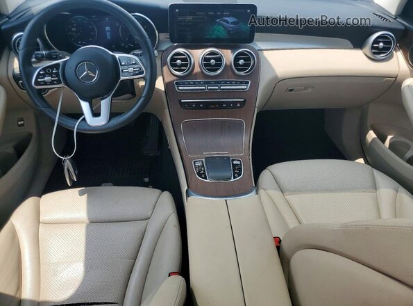 W1N0G8EB0MF880293 2021 MERCEDES-BENZ GLC-CLASS White Dashboard view