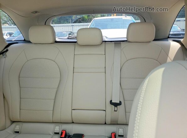W1N0G8EB0MF880293 2021 MERCEDES-BENZ GLC-CLASS White Rear seats view