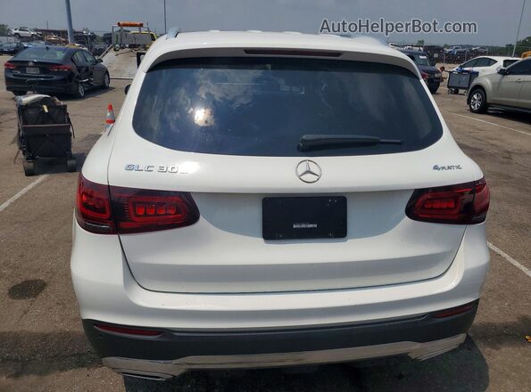 W1N0G8EB0MF880293 2021 MERCEDES-BENZ GLC-CLASS White Rear view