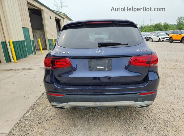 W1N0G8EB0NG102961 2022 MERCEDES-BENZ GLC-CLASS Blue უკანა ხედი