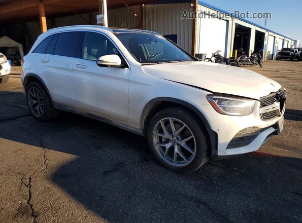 W1N0G8EB1LF808971 2020 MERCEDES-BENZ GLC-CLASS Белый Передняя правая четверть