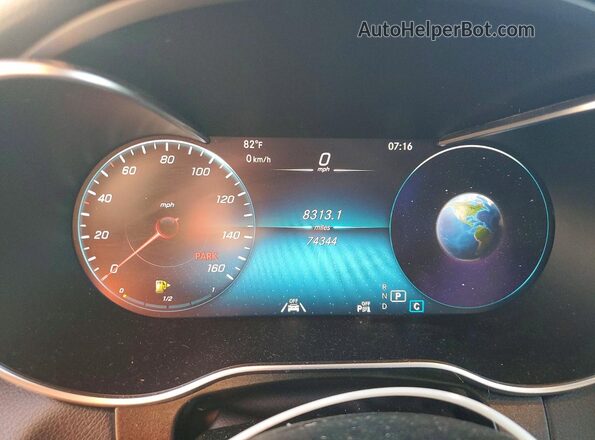 W1N0G8EB1LF808971 2020 MERCEDES-BENZ GLC-CLASS Белый Вид щитка приборов
