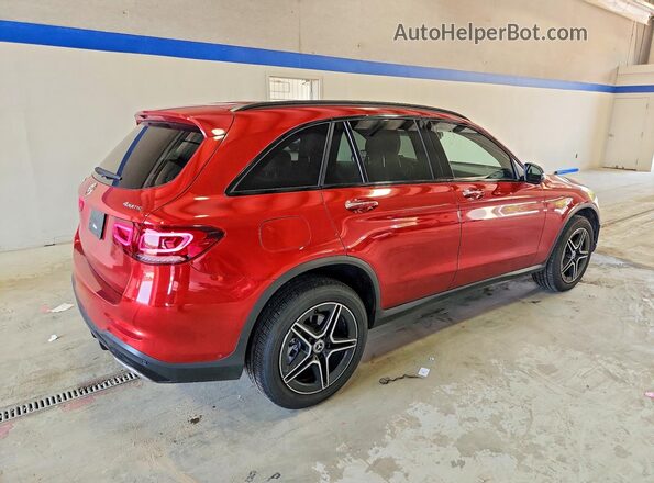 W1N0G8EB1LF822076 2020 MERCEDES-BENZ GLC-CLASS Бордовый Задняя правая четверть