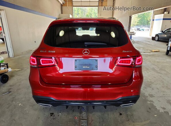 W1N0G8EB1LF822076 2020 MERCEDES-BENZ GLC-CLASS Бордовый Вид сзади
