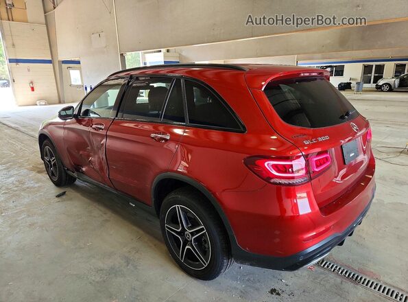 W1N0G8EB1LF822076 2020 MERCEDES-BENZ GLC-CLASS Бордовый Задняя левая четверть