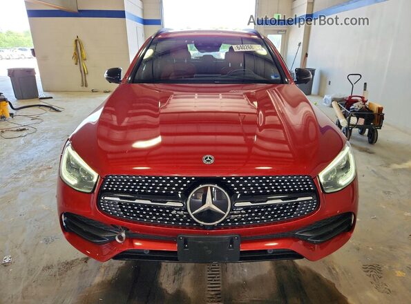 W1N0G8EB1LF822076 2020 MERCEDES-BENZ GLC-CLASS Бордовый Вид спереди
