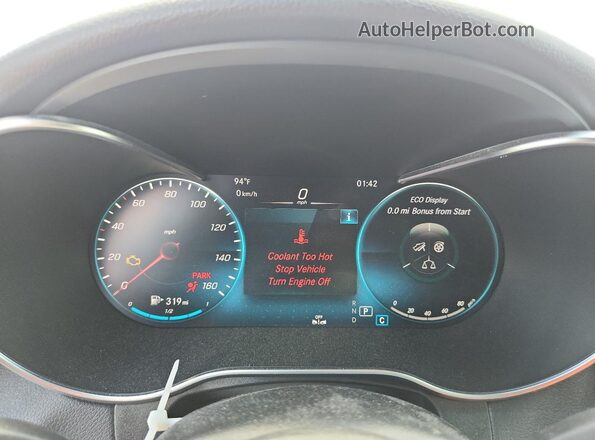 W1N0G8EB1MF868153 2021 MERCEDES-BENZ GLC-CLASS Black ხელსაწყოთა პანელის ხედი