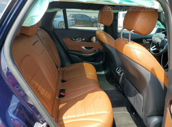 W1N0G8EB2MF926805 2021 MERCEDES-BENZ GLC-CLASS Blue Սալոնի հետևի տեսք